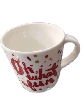 2014 Starbucks Espresso Cup Oh What Fun 3 fl oz Christmas Holiday with box